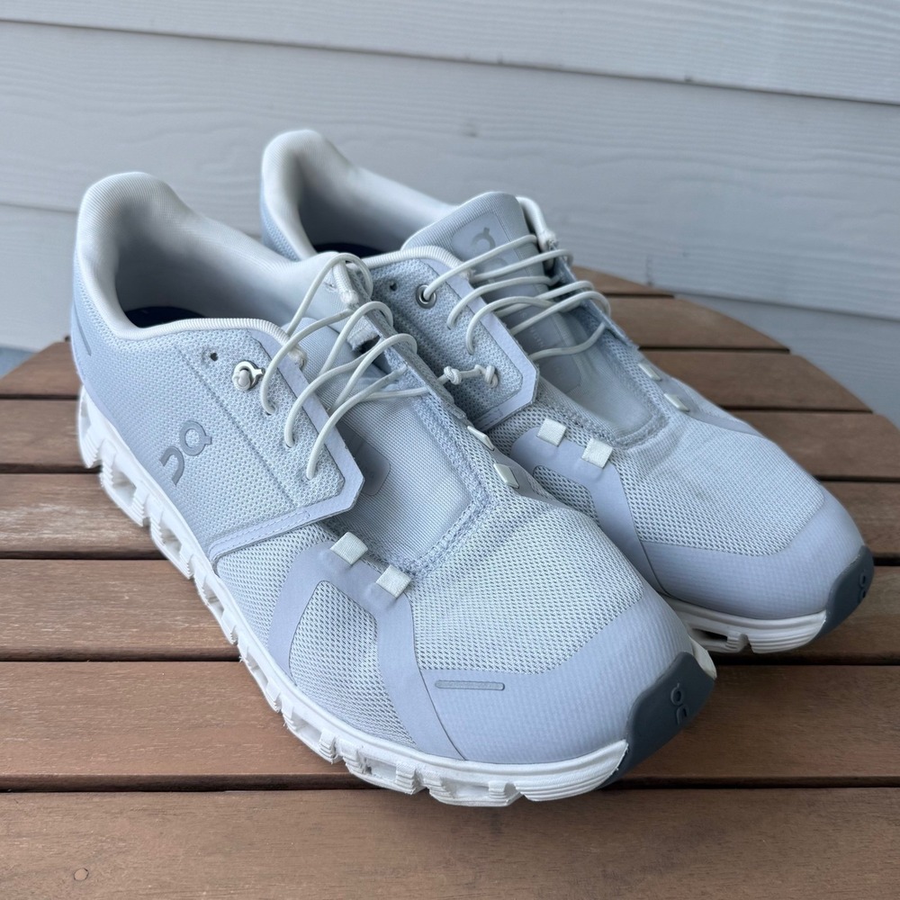 On Cloud 5 Mens Running Shoes Glacier White Size 11 #59.98918